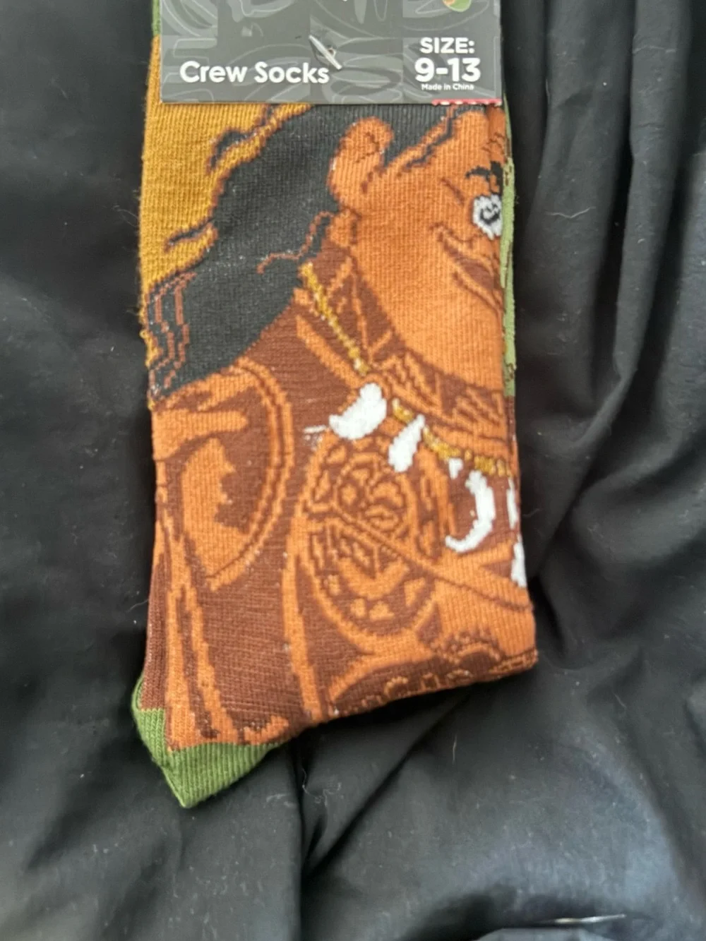 Disney Moana Maui Crew Socks Size 9–13 NWT